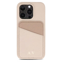Khaki iPhone Case with Card Holder Two Colors - Snap Bands