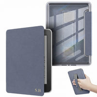 Blue Leather Kindle Case with Hand Strap