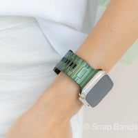 Metal Imitation Silicone Band - #Snap Bands#