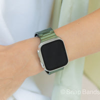 Metal Imitation Silicone Band - #Snap Bands#