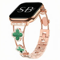 Michi Leaf Charm Band - Snap Bands
