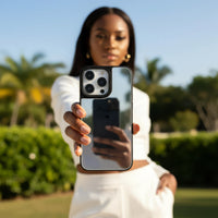 Personalized Mirror iPhone Case - Snap Bands