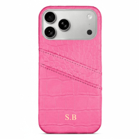 Pink Crocodile iPhone Case - Snap Bands