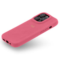 Pink Leather iPhone Case - #Snap Bands#