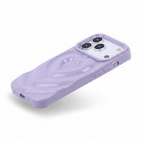 Purple 3D Heart Design iPhone Case - #Snap Bands#