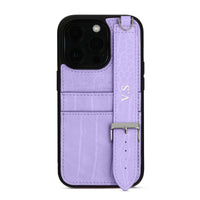 Purple iPhone Case with Strap - #Snap Bands#
