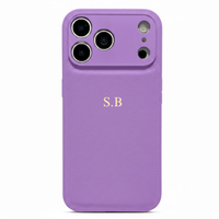 Purple Leather iPhone Case - Snap Bands