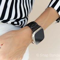 Ramiro Stainless Steel Metal Band - #Snap Bands#