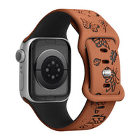 Ran Engraved Silicone Band - #Snap Bands#