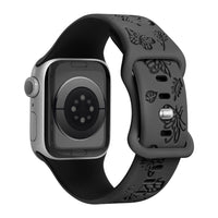 Ran Engraved Silicone Band - #Snap Bands#