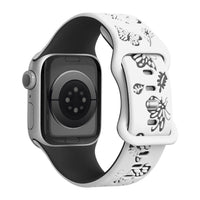 Ran Engraved Silicone Band - #Snap Bands#