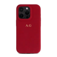 Red Leather iPhone Case - #Snap Bands#
