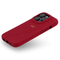 Red Leather iPhone Case - #Snap Bands#