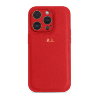 Red Leather iPhone Case - #Snap Bands#