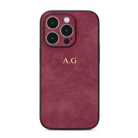 Red Suede iPhone Case - #Snap Bands#