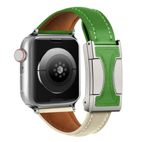 Rodo Two Colors Leather Band - Snap Bands