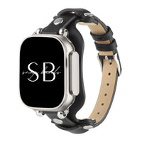 Roma Slim Leather Band - #Snap Bands#