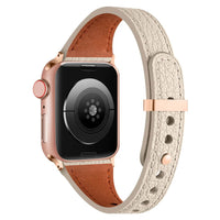 Slim Leather Band Meda - Snap Bands