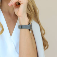 Slim Leather Band Meda - Snap Bands
