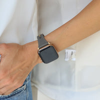 Slim Leather Band Meda - Snap Bands