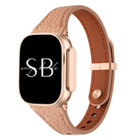 Slim Leather Band Meda - Snap Bands
