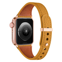 Slim Leather Band Meda - Snap Bands