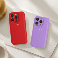 Red Leather iPhone Case