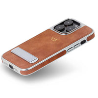 Suede iPhone Case With Stand - Snap Bands