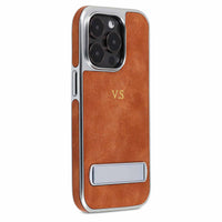 Suede iPhone Case With Stand - Snap Bands