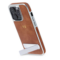 Suede iPhone Case With Stand - Snap Bands