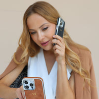 Suede iPhone Case With Stand - Snap Bands