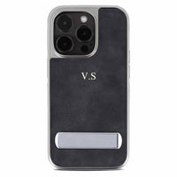 Suede iPhone Case With Stand - Snap Bands