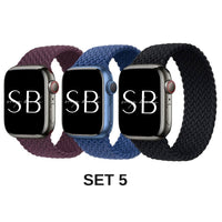 3 Pack Nylon Woven Bands - #Snap Bands#