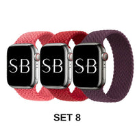 3 Pack Nylon Woven Bands - #Snap Bands#