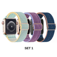 3 Pack Perla Nylon Bands - #Snap Bands#