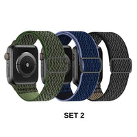 3 Pack Perla Nylon Bands - #Snap Bands#