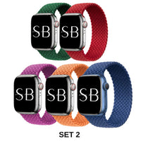 5-Pack Nylon Braided Knit Band - #Snap Bands#