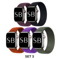 5-Pack Nylon Braided Knit Band - #Snap Bands#