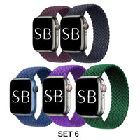 5-Pack Nylon Braided Knit Band - #Snap Bands#