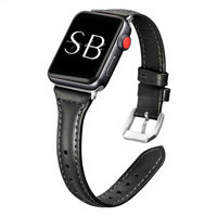 Gina Slim Leather Band - #Snap Bands#