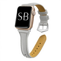 Gina Slim Leather Band - #Snap Bands#