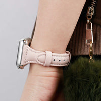 Gina Slim Leather Band - #Snap Bands#