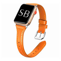 Gina Slim Leather Band - #Snap Bands#
