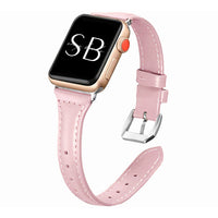 Gina Slim Leather Band - #Snap Bands#