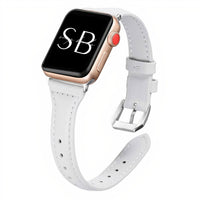Gina Slim Leather Band - #Snap Bands#