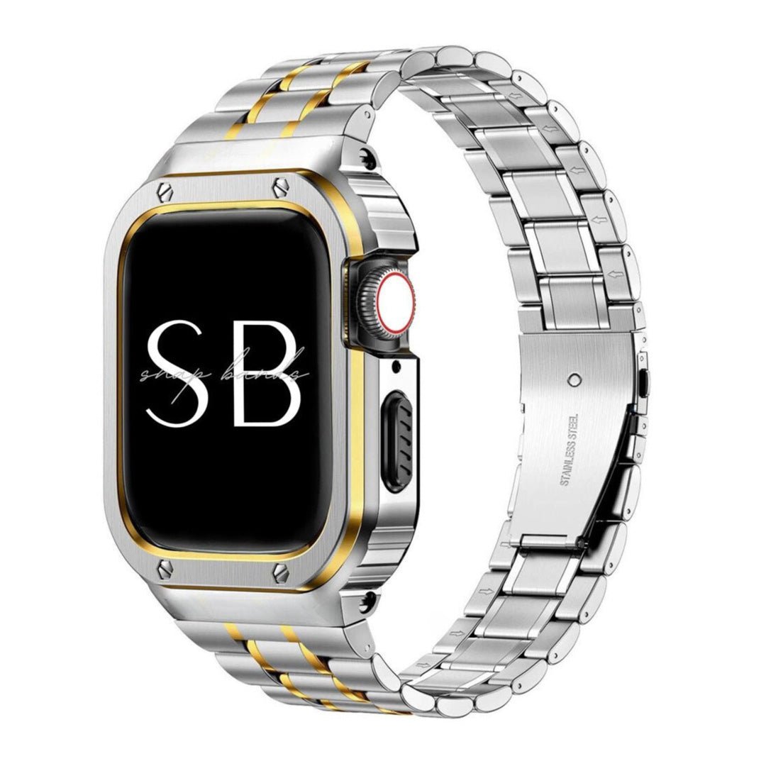 LUXURY WATCH BAND AND CASE COVER SET