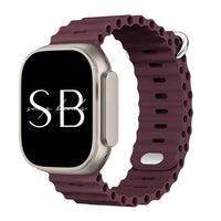 MARINE SILICONE WATCH BAND - #Snap Bands#