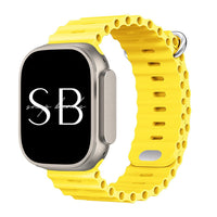MARINE SILICONE WATCH BAND - #Snap Bands#