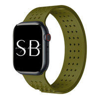 MINNITI PERFORATED SILICONE BAND - #Snap Bands#