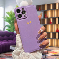 Personalized Leather iPhone Case - #Snap Bands#